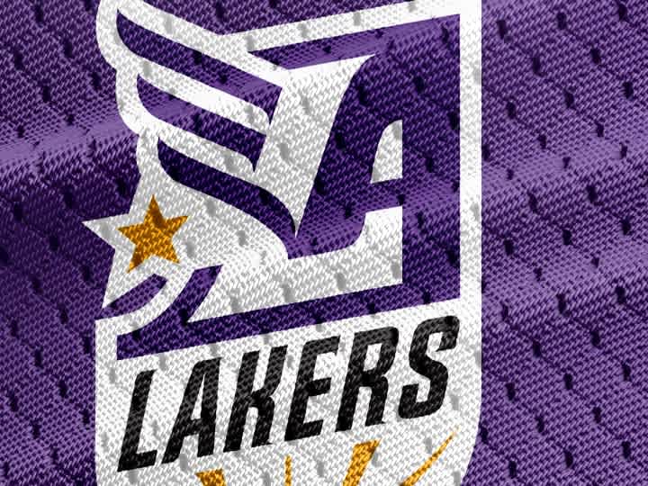 Cover image for BA project "La Lakers Rebrand"