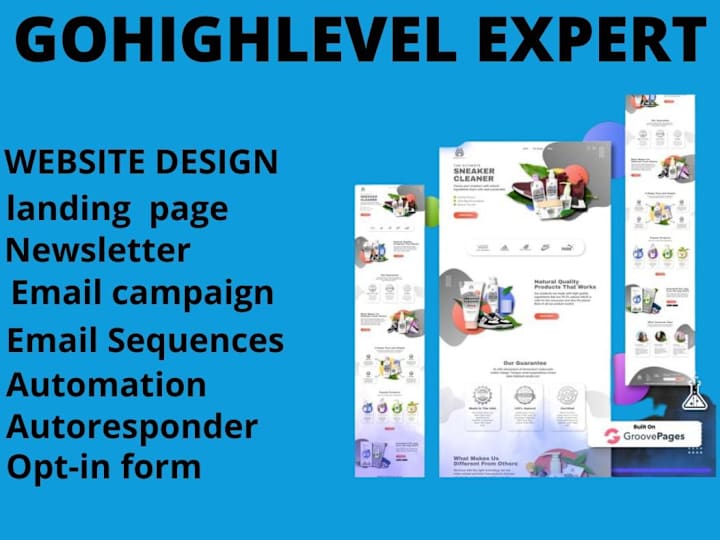 Cover image for Gohighlevel website design and development