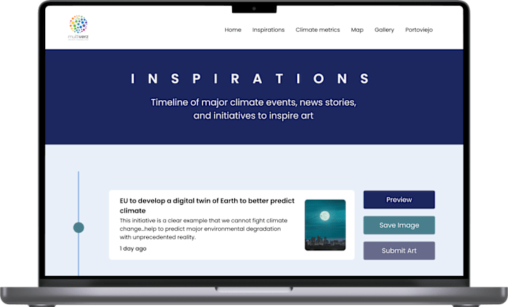 Cover image for Web UI/UX Design for Multiverz