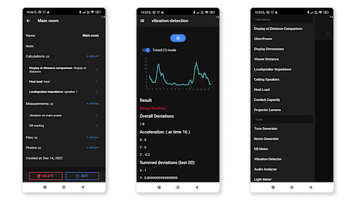 Cover image for Calculators & sensors mobile app