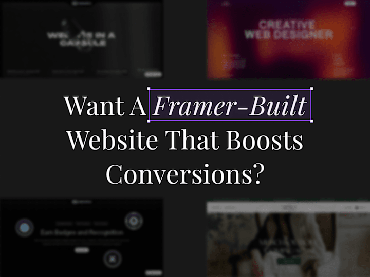 Cover image for Full-Blown Framer-Built Website