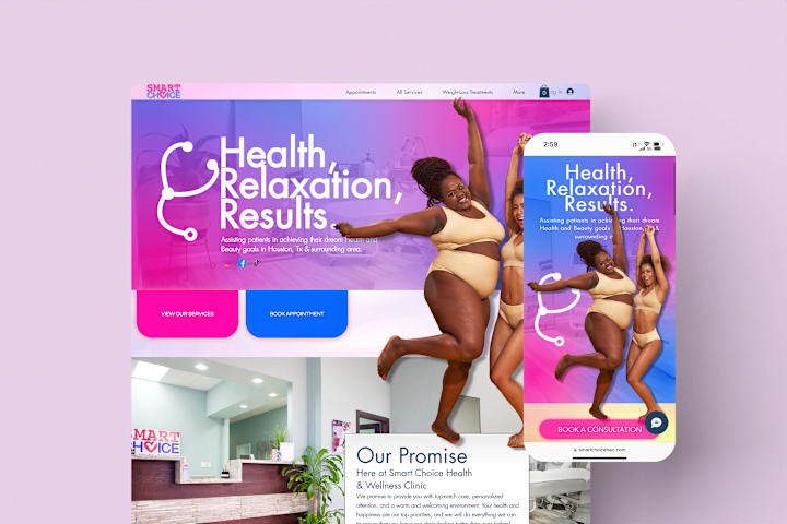 Cover image for Health & Wellness Website Design