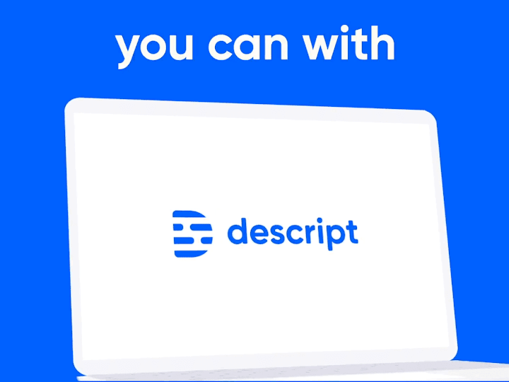 Cover image for Descript YouTube Ad