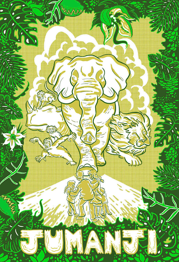 Cover image for Poster Illustration: JUMANJI