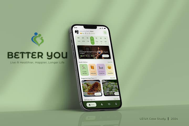 Cover image for BetterYou | Ui/Ux Design :: Behance