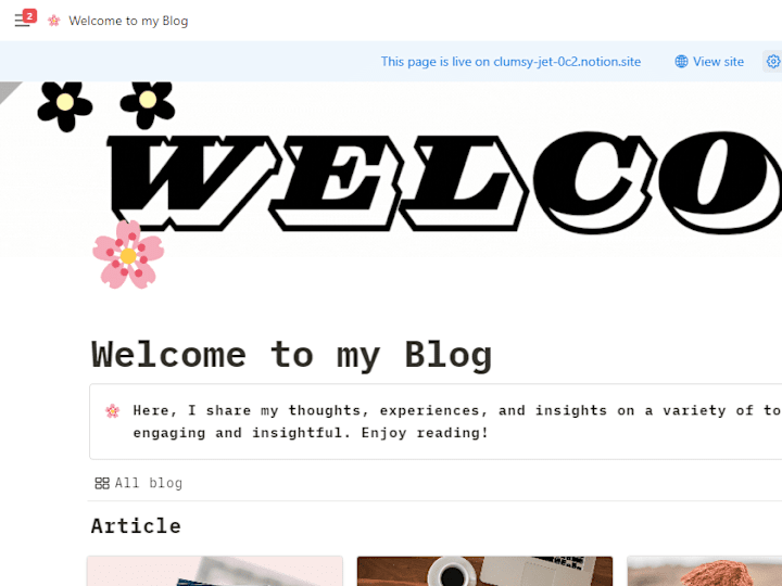 Cover image for MY BLOG