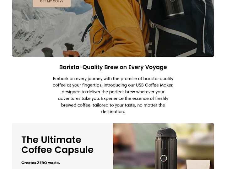 Cover image for Cofyy™ Portable Espresso Maker