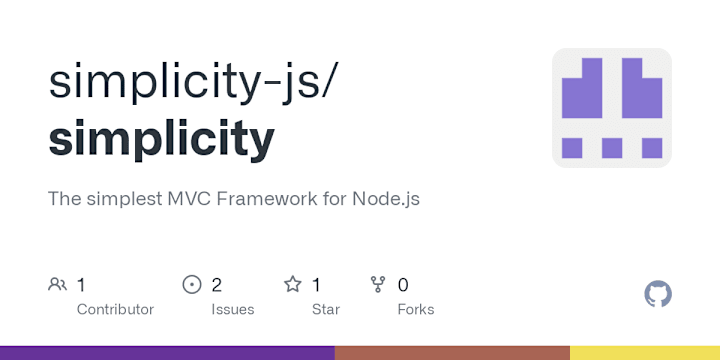 Cover image for simplicity-js/simplicity