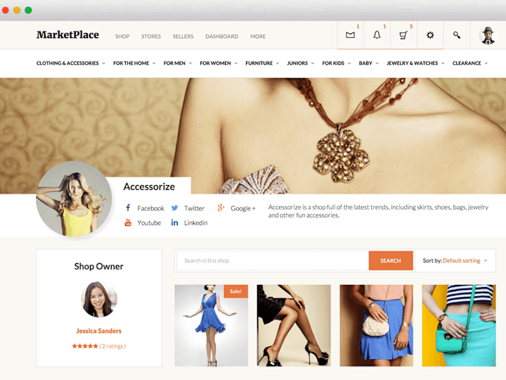 Cover image for I will develop best and eye catching marketplace and website