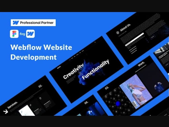 Cover image for I will develop webflow website, convert figma to webflow