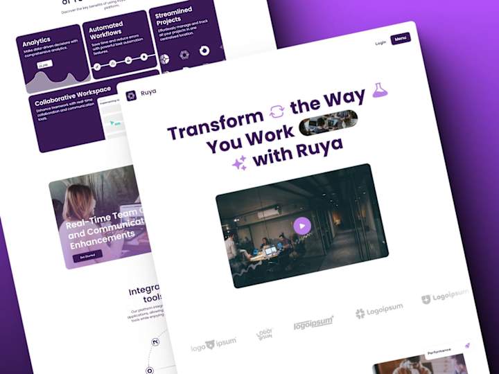 Cover image for Ruya - SaaS Framer Template