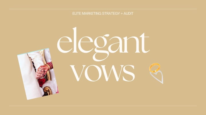 Cover image for Elite Marketing Strategy | small celebrant business
