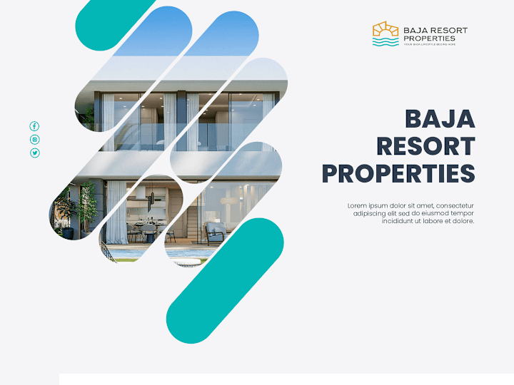 Cover image for Baja Real Estate  Webpage
