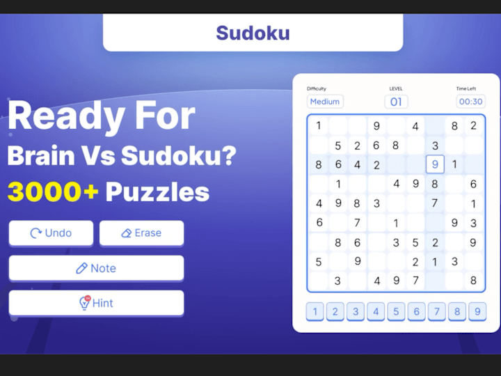 Cover image for ‎Sudoku Mind Puzzle: Math Games