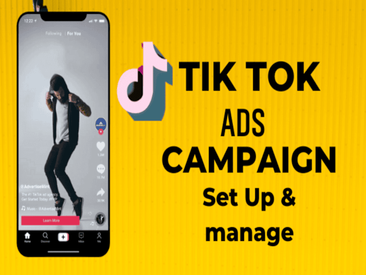 Cover image for Create viral tiktok video ads setup tiktok ads for your product