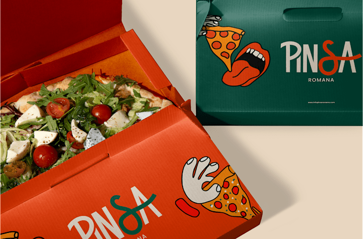 Cover image for Pinsa Romana Re-Branding/Packaging/Social Media