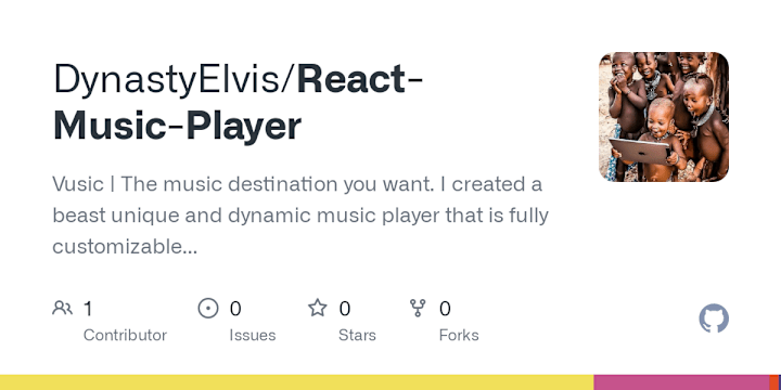 Cover image for DynastyElvis/React-Music-Player