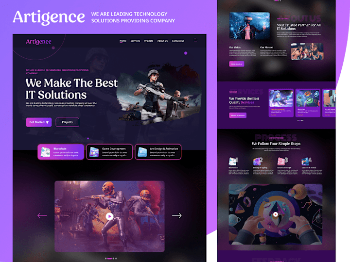 Cover image for Design Artigence Website