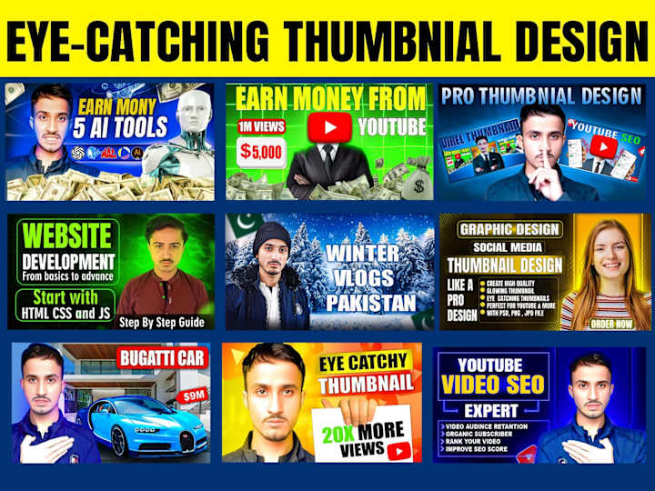 Cover image for Custom YouTube Thumbnail Design