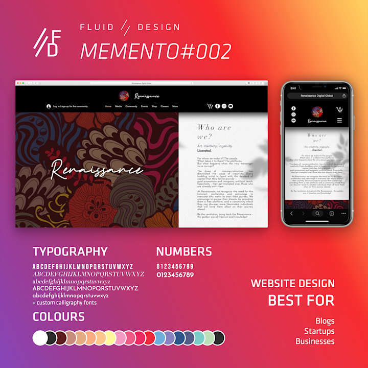 Cover image for Web Design - MEMENTO#002
