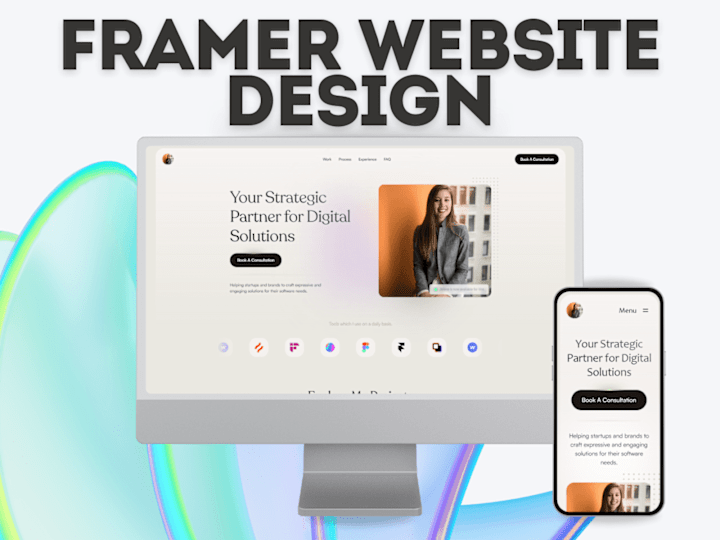 Cover image for Framer Website UI UX Design