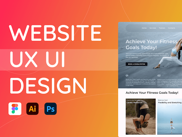 Cover image for I will design clean and intuitive UI UX for your website or app