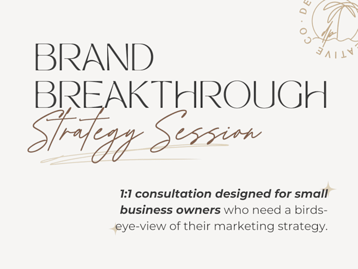 Cover image for 🚀 Brand Breakthrough | Marketing Strategy Session