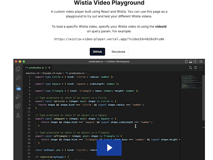 Cover image for Wistia Video Player