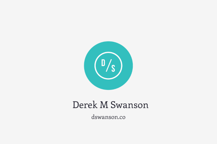 Cover image for Derek M Swanson Reel
