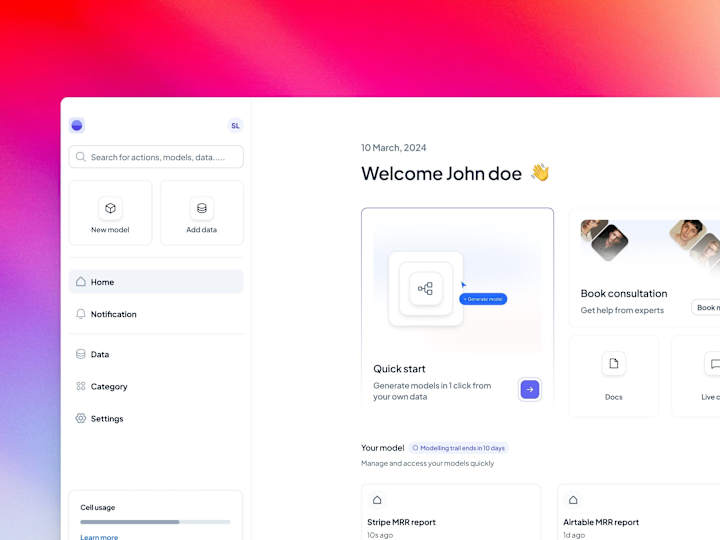 Cover image for UI/UX design  for Seamless SaaS Experience