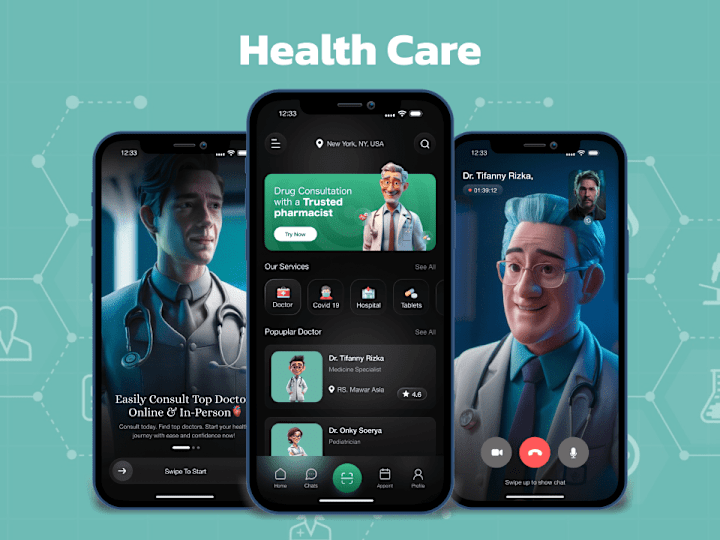 Cover image for Creating Intuitive Interface for Health Care App