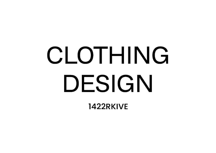 Cover image for Clothing design