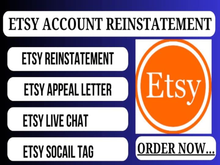 Cover image for  do Etsy reinstatement appeal letter for Etsy suspended account