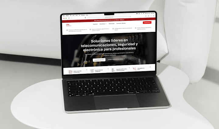 Cover image for Website for JOL Electrónica