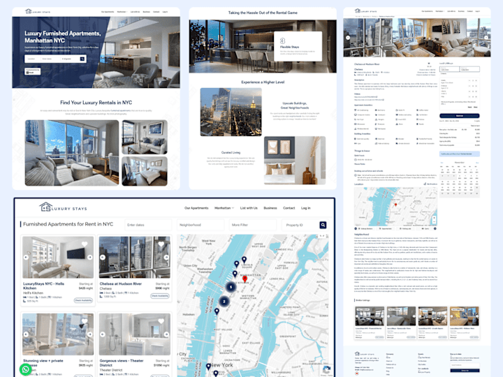 Cover image for LuxuryStays.nyc – Premium Property Booking Platform