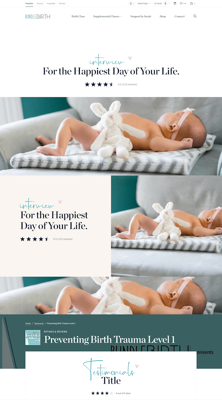 Cover image for  Bundle Health| UI Design |Health| Web app|
