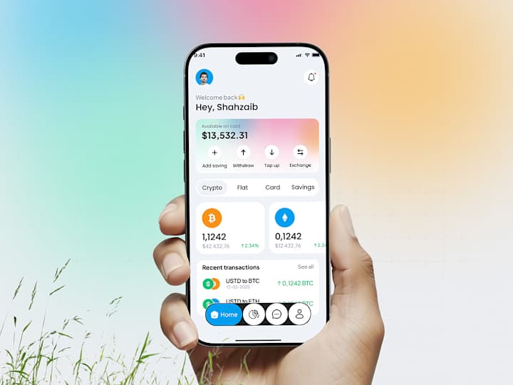 Cover image for Finance Mobile App | UI UX Design