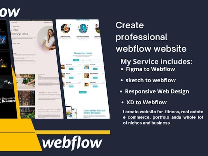 Cover image for Design a responsive webflow website, 