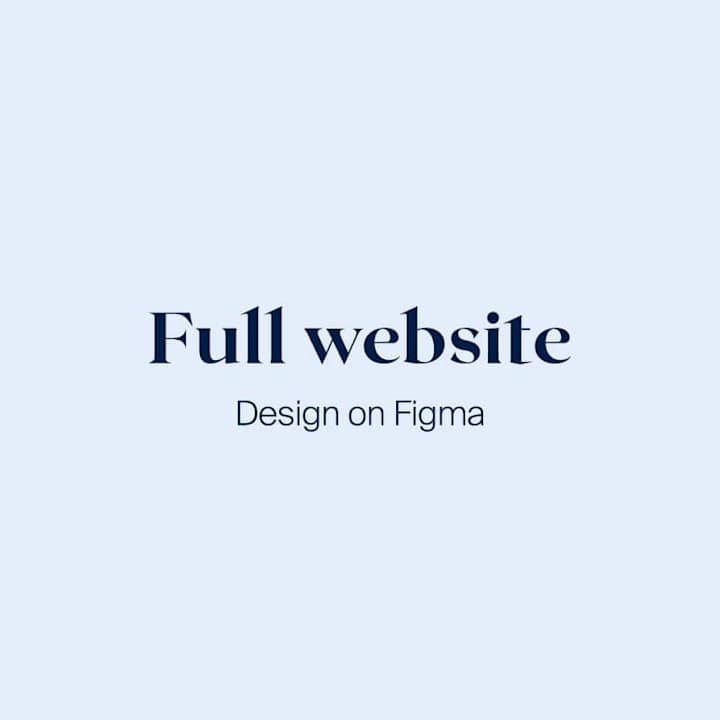 Cover image for Full Website – Design