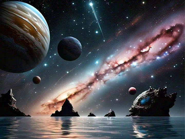 Cover image for Surreal Ocean Galaxy