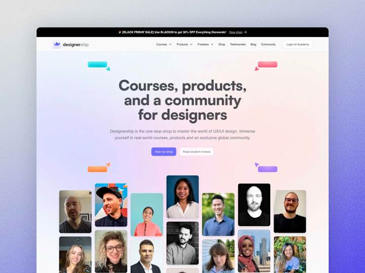 Cover image for Designership – Web design and Webflow build