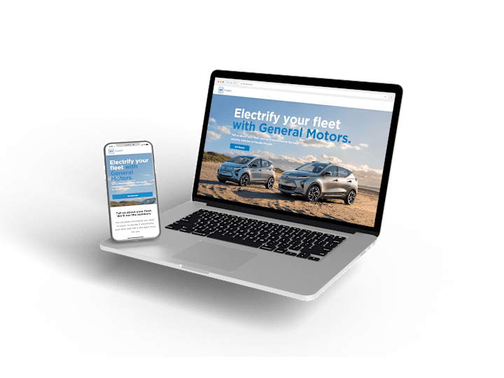 Cover image for General Motors - EV Fleet Web App UI/UX