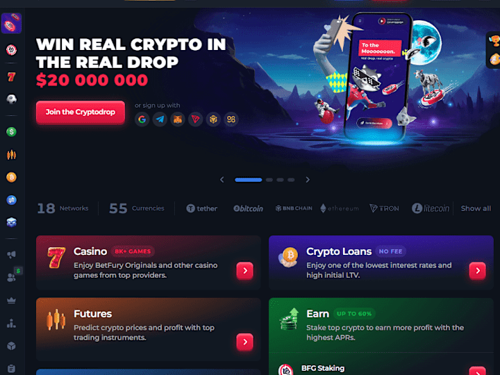 Cover image for Crypto Betting Website