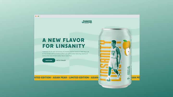 Cover image for Sanzo Sparkling Water Landing Pages