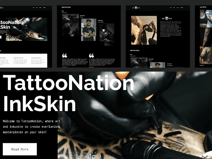 Cover image for InkSkin Landing Page