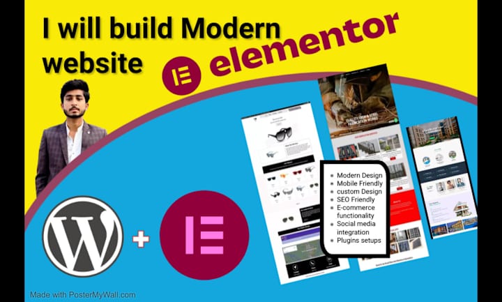 Cover image for I will Design Wordpress Website Using Elementor Page Builder