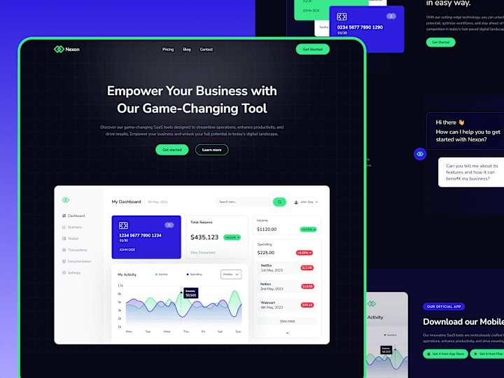 Cover image for Nexon - Professional Saas Template