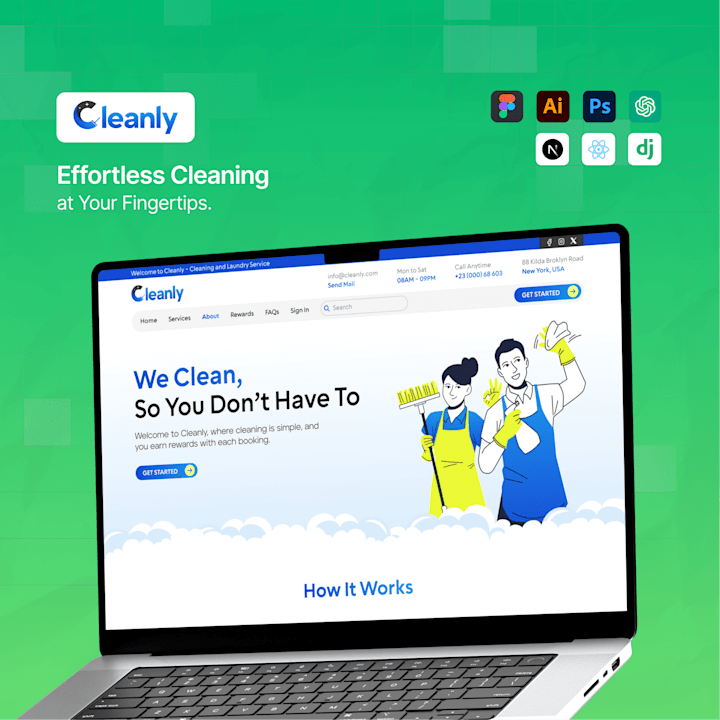 Cover image for Cleanly - Website and Dashboard Design and Development