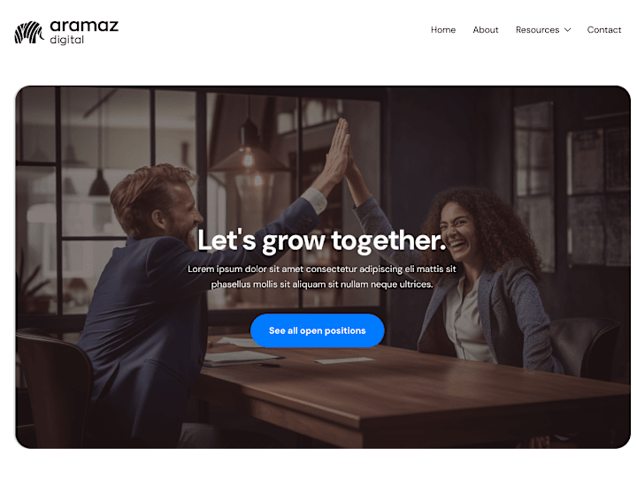 Cover image for ARAMAZ DIGITAL - WEBPAGE DESIGN