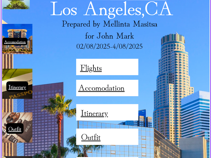 Cover image for Comprehensive Travel Itinerary Design